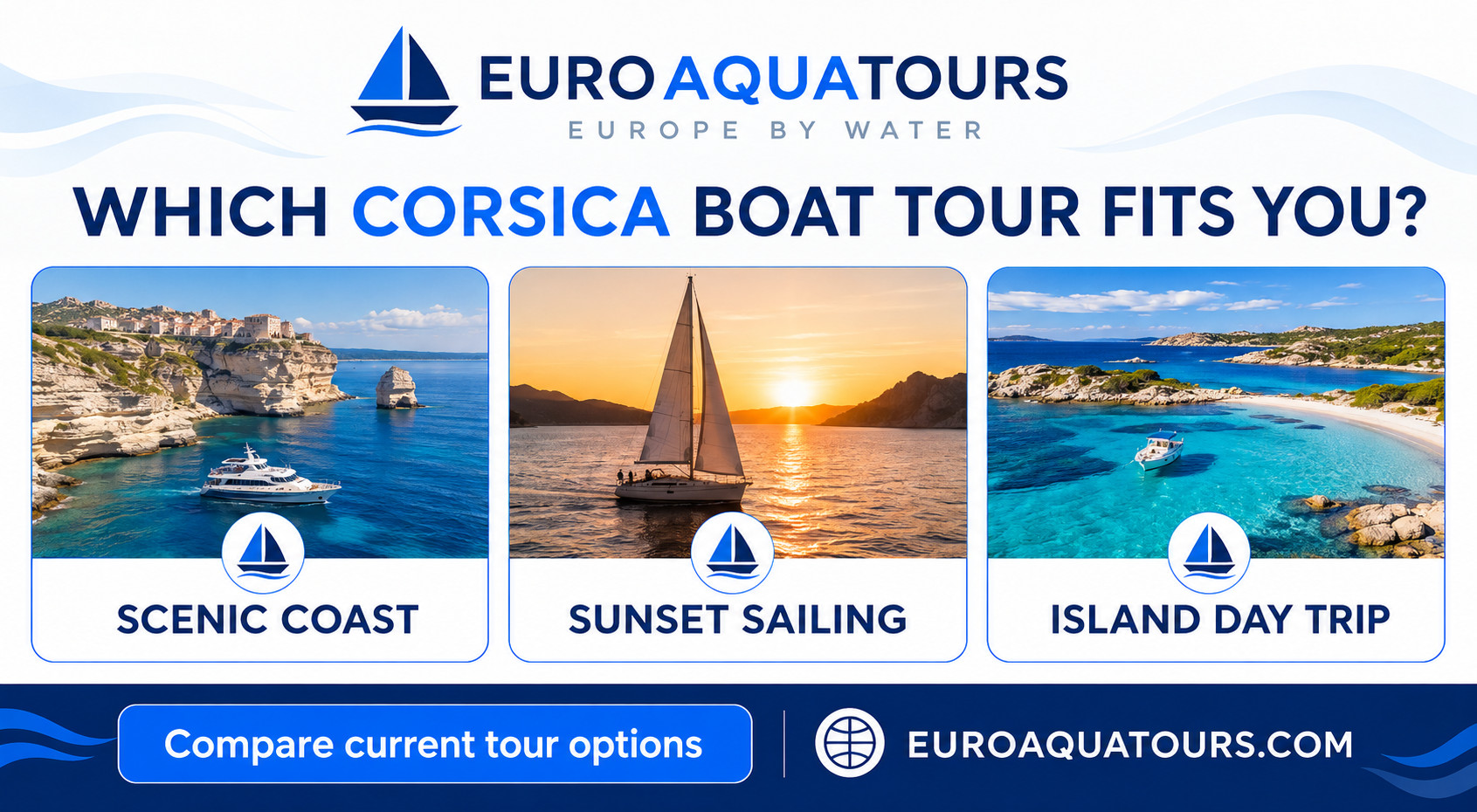 Compare Corsica boat tours