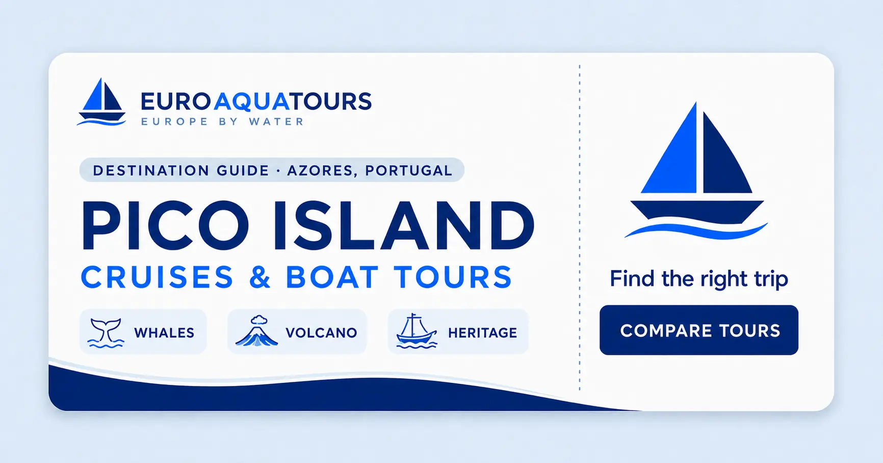 Pico Island, Azores cruises and boat tours destination guide by EuroAquaTours