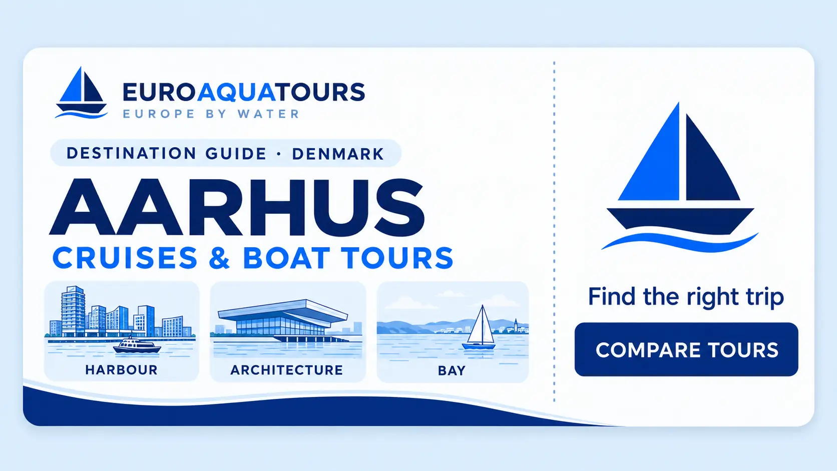 Aarhus, Denmark cruises and boat tours destination guide by EuroAquaTours
