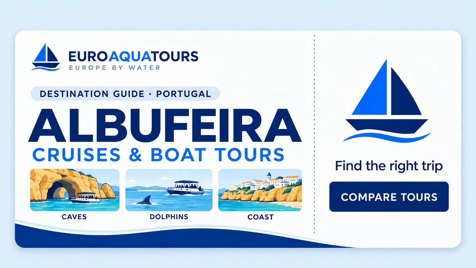 Albufeira, Portugal cruises and boat tours destination guide by EuroAquaTours