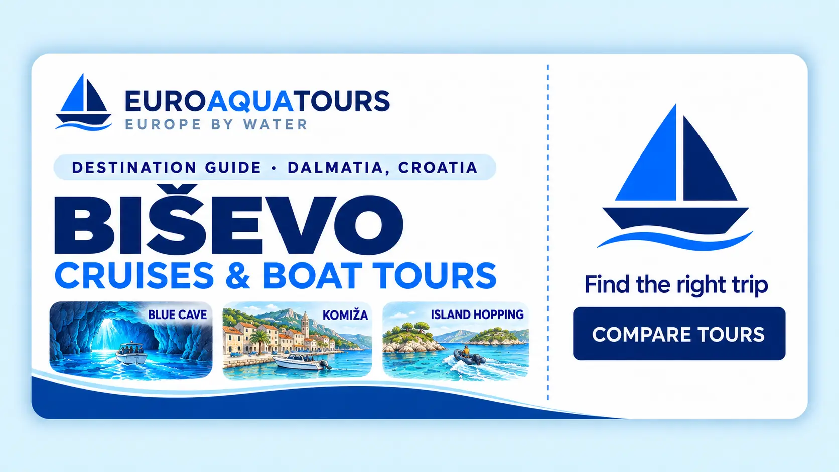Biševo boat tours with the Blue Cave, Komiža and Dalmatian island-hopping scenery