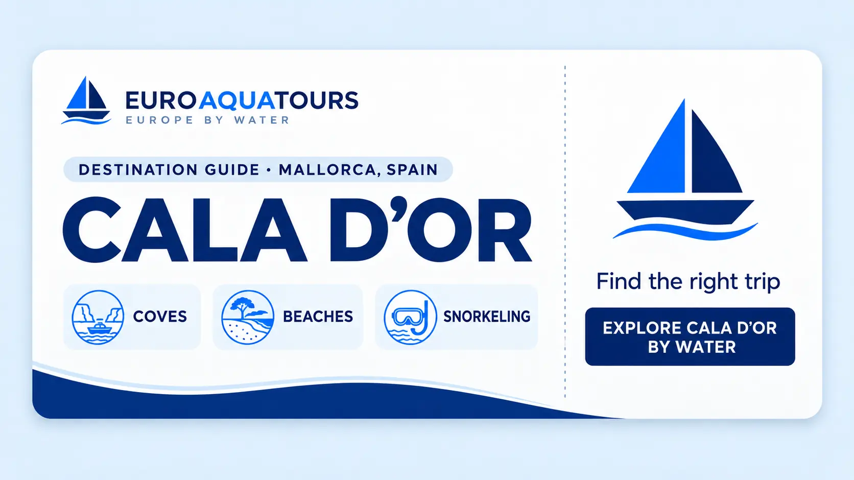 Cala d’Or, Mallorca cruises and boat tours destination guide by EuroAquaTours