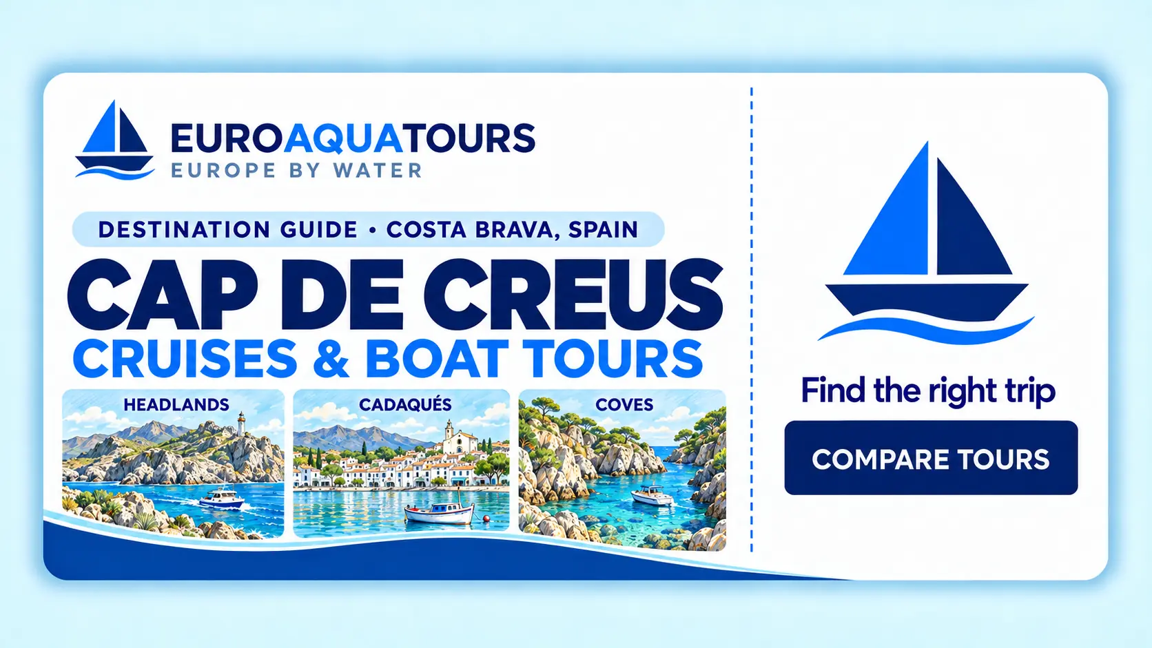 Cap de Creus boat tours with rocky headlands, Cadaqués and natural park coves