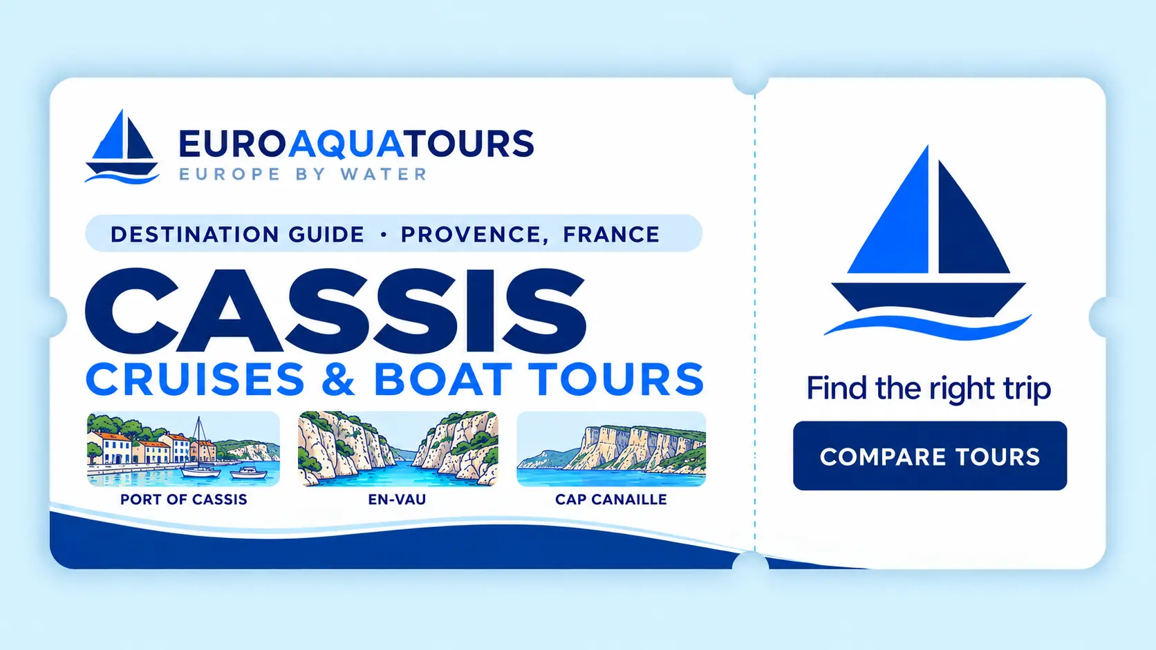Cassis boat tours with the Port of Cassis, Calanque d'En-Vau and Cap Canaille