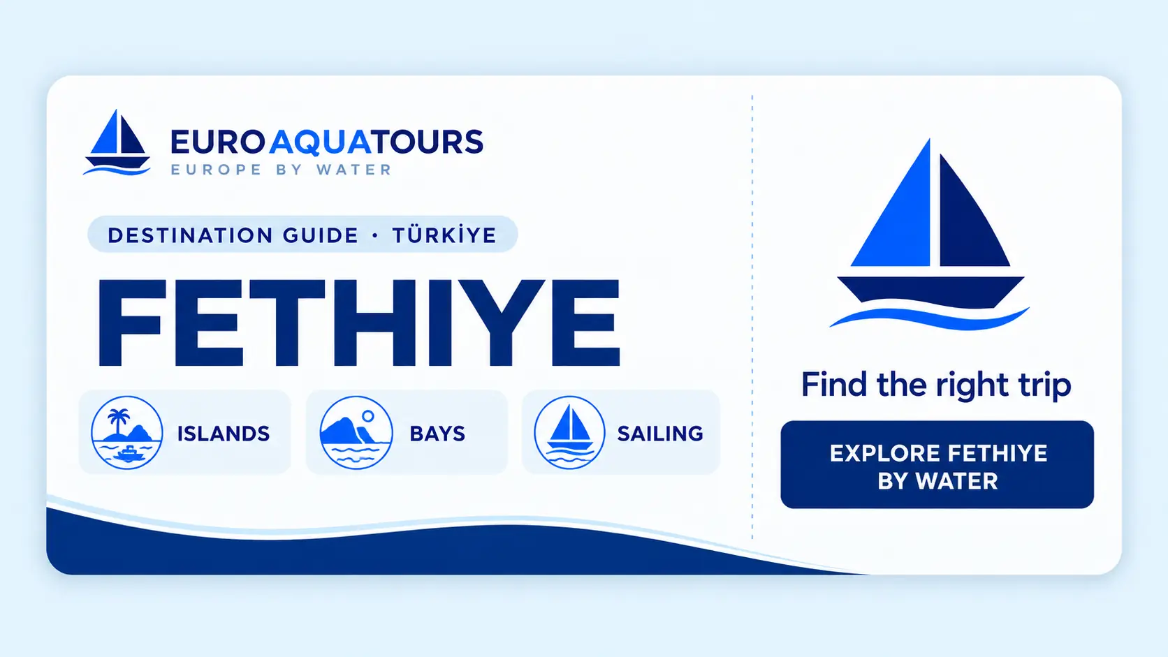 Fethiye, Türkiye cruises and boat tours destination guide by EuroAquaTours