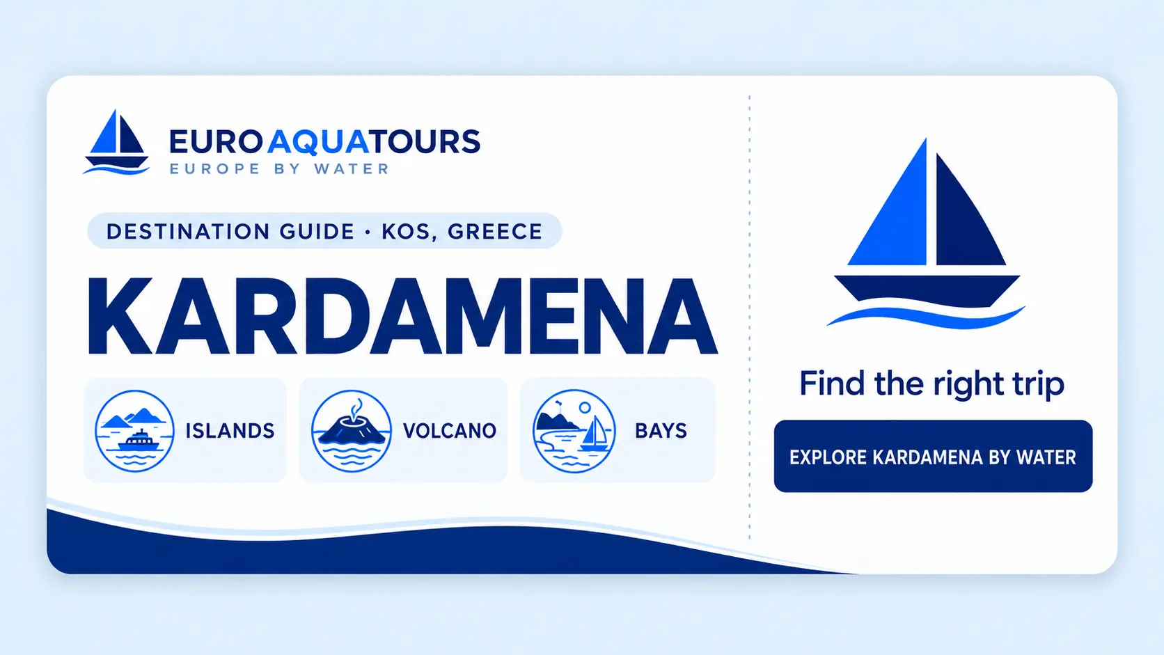 Kardamena, Kos cruises and boat tours destination guide by EuroAquaTours