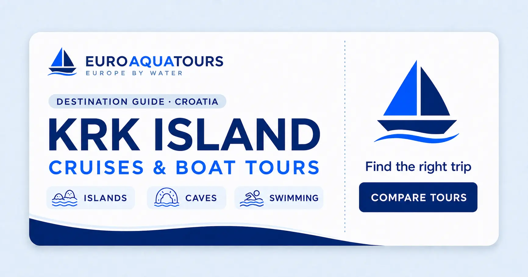 Krk Island, Croatia cruises and boat tours destination guide by EuroAquaTours