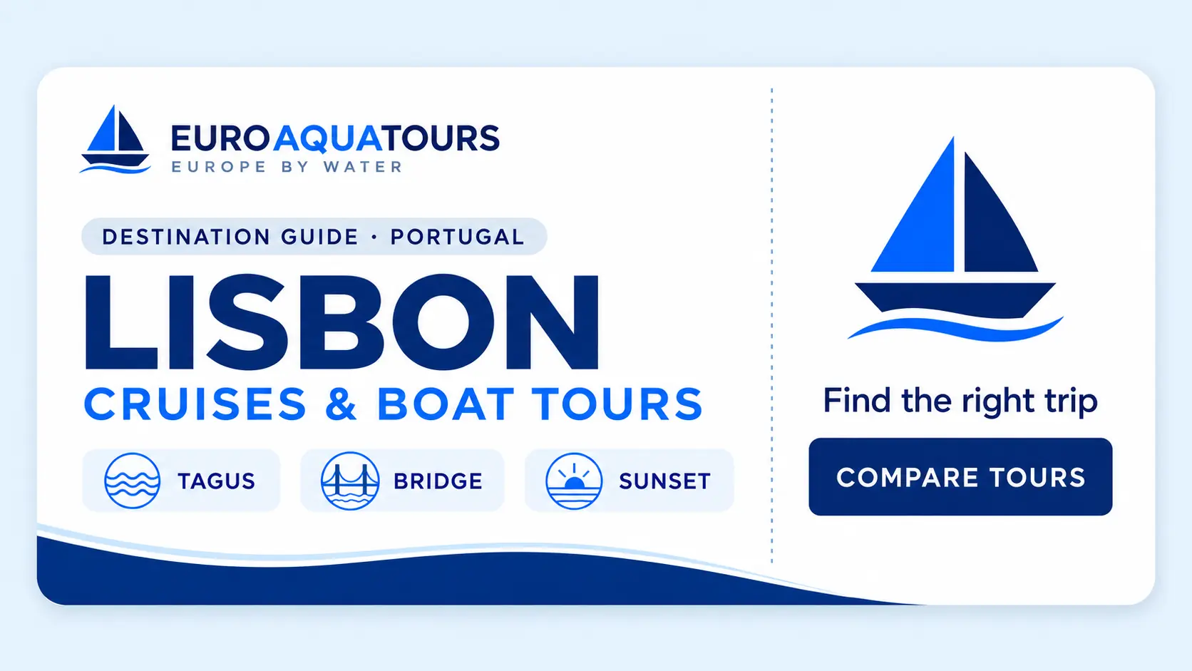 Lisbon, Portugal cruises and boat tours destination guide by EuroAquaTours