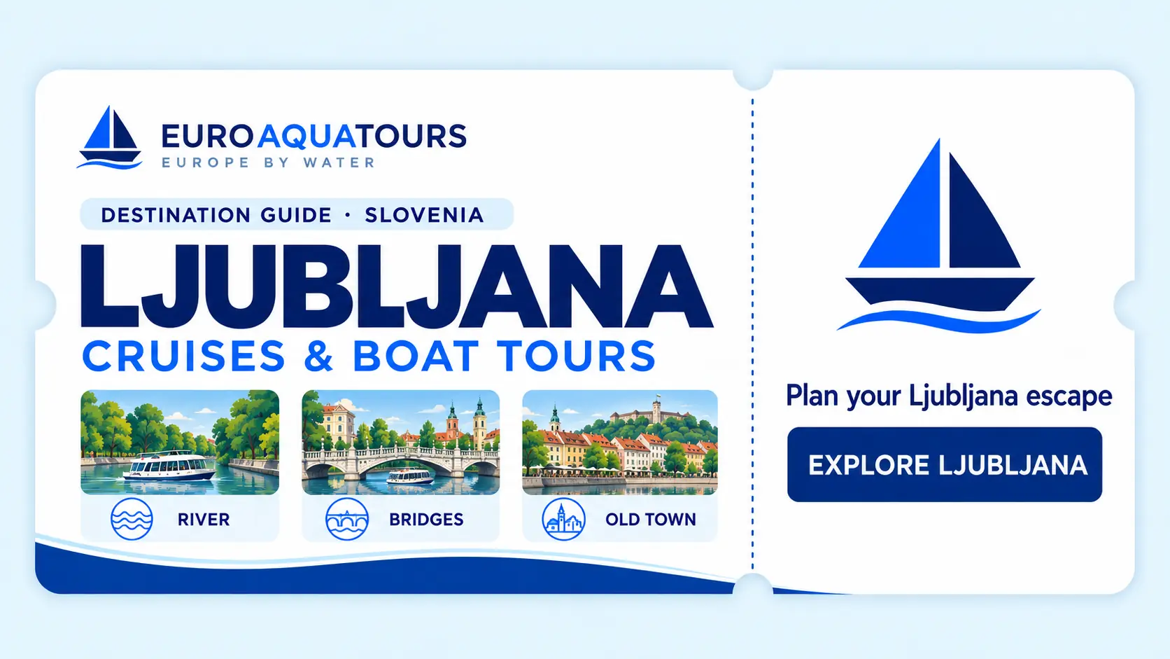 Ljubljana boat tours on the Ljubljanica River with bridges and Old Town scenery
