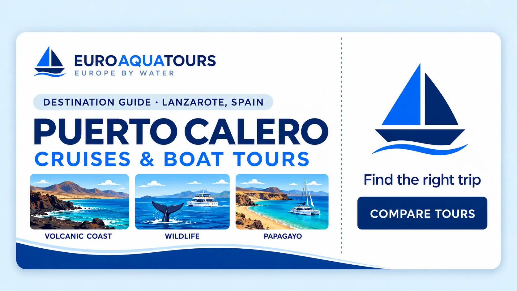 Puerto Calero, Lanzarote cruises and boat tours destination guide by EuroAquaTours