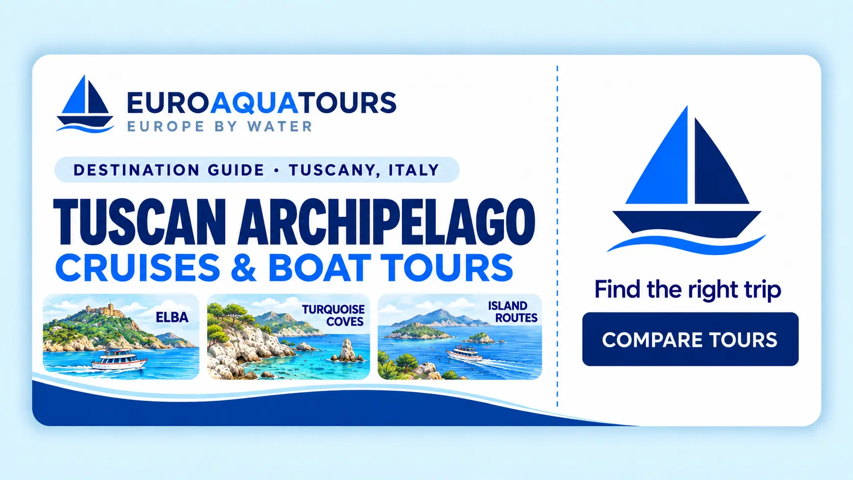 Tuscan Archipelago boat tours with Elba, turquoise coves and scenic island routes