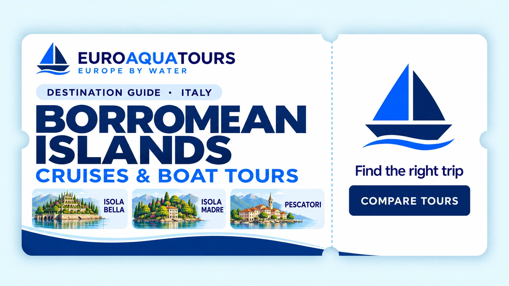 Borromean Islands destination guide showing Isola Bella, Isola Madre and Isola dei Pescatori