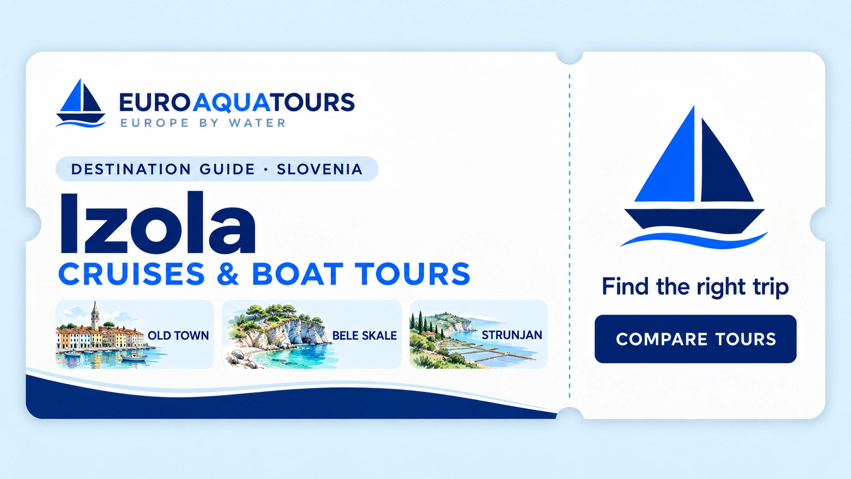 Izola destination guide with old town, Bele Skale and Strunjan