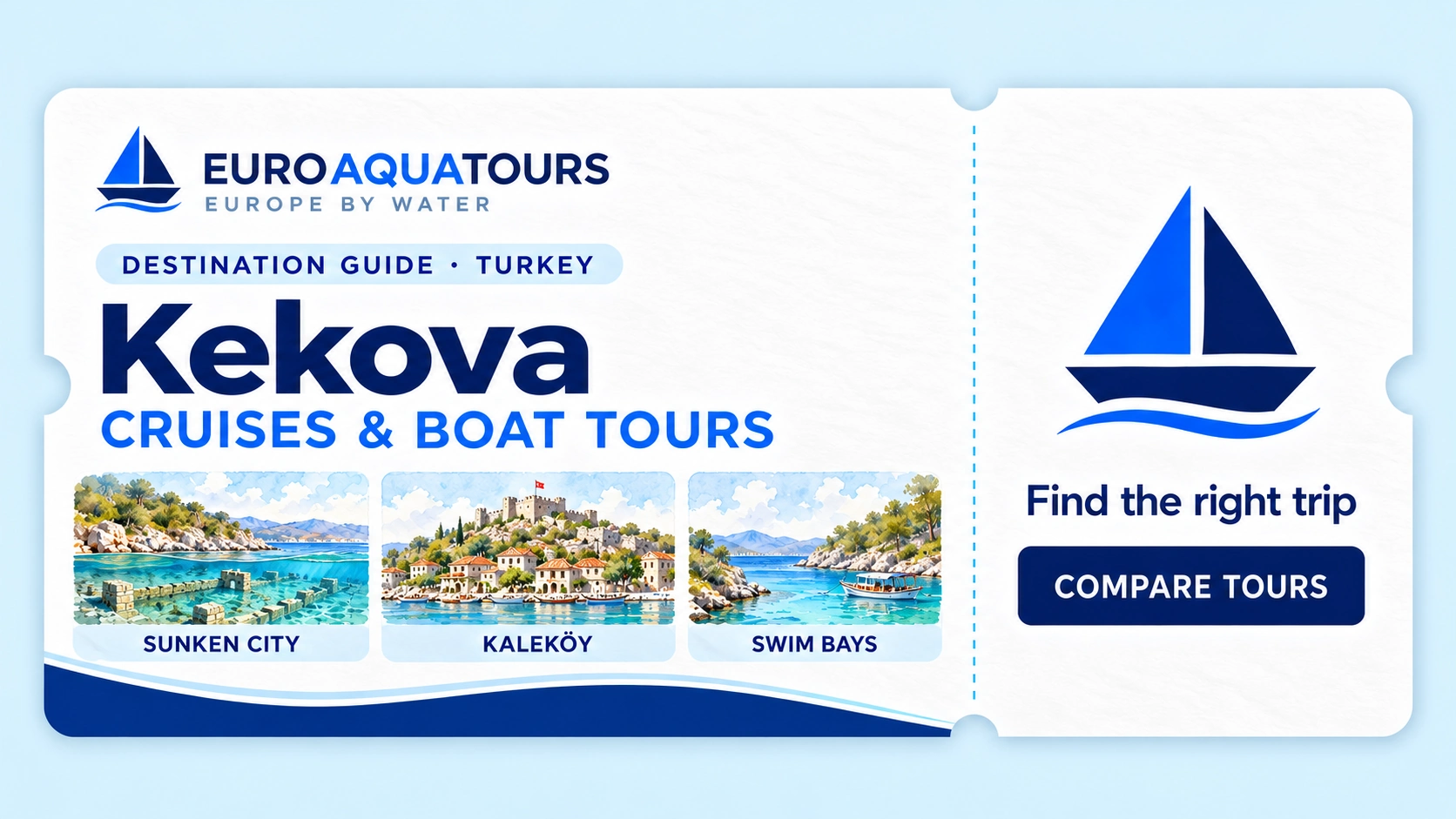 Kekova destination guide with sunken city remains, Kaleköy and swim bays