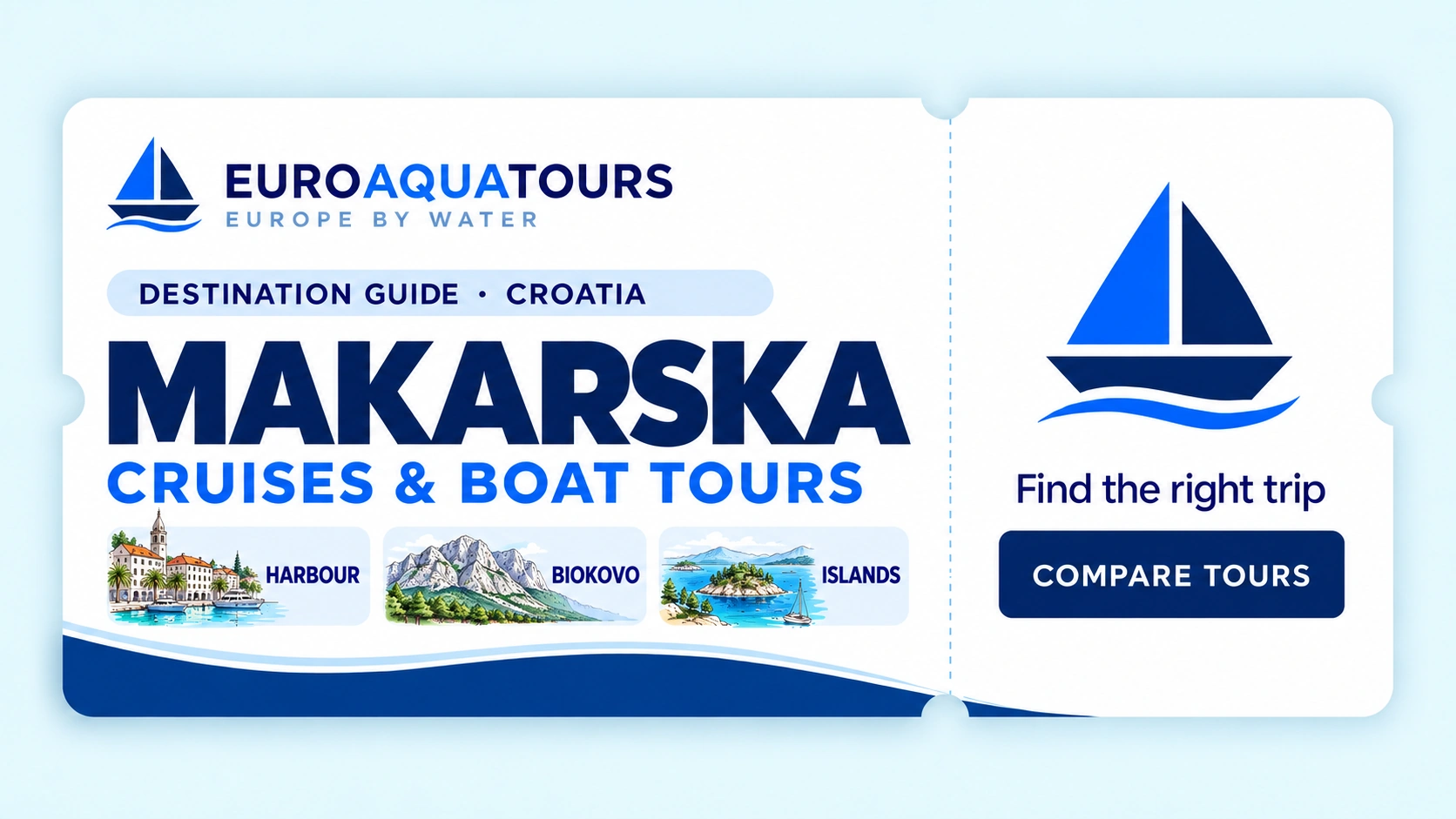Makarska destination guide with harbour, Biokovo and Croatian islands