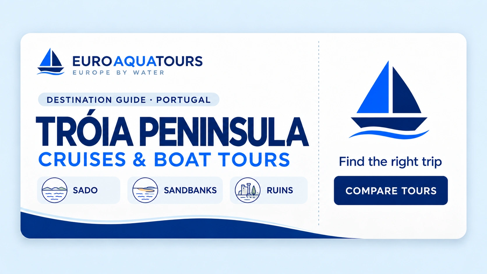 Tróia Peninsula destination guide with Sado estuary, sandbanks and Roman ruins